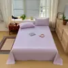 Nuevo juego de ropa de cama para el hogar 2026, 100% algodón cepillado y engrosado, color liso simple, suave y amigable con la piel