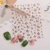 Pegatinas Florales para Uñas Estampadas en Oro 5D en Relieve Tridimensional Lujo Ligero Elegante Florales Dorados Accesorios para Uñas Artísticas Estilo Sl