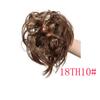 Peluca para dama banda para el cabello banda de goma paquete de cabello moño cabeza de bola cola de pollo despeinada anillo para el cabello alambre de alta temperatura fabricantes mayoreo