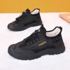 Zapatos de Senderismo para Hombre para Exteriores de Invierno 2025 Antideslizantes Resistentes al Desgaste Deportivos Cuadros Casuales Punta Redonda Botas de Nieve para Hombre