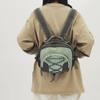 Mori mochila pequeña de nailon nueva mochila sencilla bolsa de mensajero estilo coreano vintage para mujer casual bandolera moda