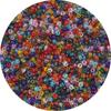 Cuentas de Semilla Iridiscentes Transparentes Brillantes de 3 mm Sueltas para DIY para Pulseras, Collares, Pendientes y Accesorios Materiales, Venta al por Mayor de Cuentas Sueltas