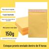 Saco Bolha de Papel Kraft à Prova de Choque e Pressão Saco Bolha Autoadesivo Saco de Papel Kraft Amarelo Saco para Envio de Couro Branco Bolha