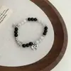 Pulsera de Zirconia Perla Rosa Manta Francesa 2025 Nuevo Lujo Accesible Exquisito de Nicho Joyería de Mano de Alta Gama