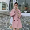 Blazer de tamanho pequeno, top para primavera e outono, nova moda estilo coreano, elegante, de corte solto, casual e adequado para um visual preppy