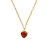Colgante de cristal natural ágata amor transfronterizo colgante colgante cabeza chapada piedra natural collar piedra cristal al por mayor
