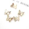 Collar colgante de mariposa individual de oro de 14 quilates que conserva el color, pulsera de borla con anillo de conexión de acabado, accesorios de joyería DIY hechos a mano