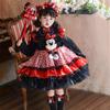 Vestido de Princesa para Niñas Lolita Vestido de Cumpleaños Otoño e Invierno Vestido Suéter de Mickey Vestido Tutú Vestido de Halloween para Niños
