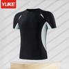 Traje de baño para hombre dividido a prueba de sol de secado rápido Traje de baño junior Ángulo plano Antiembarazoso Traje de baño para hombre Conjunto de traje de baño