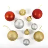 Bolas de Natal Galvanizadas, Enfeites de Árvore de Natal, Bolas de Plástico, Bolas Redondas Penduradas para Shopping Centers, Forma Redonda Brilhante