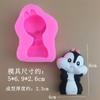 Molde de Silicona Serie Mickey Minnie Pato Donald Daisy de Dibujos Animados Molde de Yeso Gota de Gel Herramienta para Hornear Pasteles