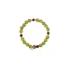 Flor de Ramo Intervalo Maré Nacional Pequeno Fresco Estilo Multi-Tesouro Pulseira de Pedra Olho de Gato Pulseira de Sândalo Estilo Chinês Presente Versátil para Namorada Presente para Melhor Amiga
