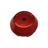 Tapa central de cubo de rueda de color modificado para coche, tapa de rueda con baño rojo brillante, diámetro exterior 68 mm, se pueden elegir tapas de otros colores