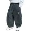 Roupas de Primavera e Outono para Meninos, Novidade Estilo 2026 Calças Casuais Largas e Estilosas para Crianças, Calças Compridas para Bebês Meninos