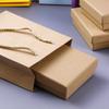 Caixa de Papel Kraft Cor Sólida Ponto Caixa para Joias Pulseira Caixa para Joias Pulseira Caixa Simples para Joias Caixa de Embalagem para Pingente