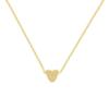 Collar con colgante inflable simple en forma de corazón de Amazon Foreign Trade 2024, joyería sencilla para mujeres que combinan con todo.