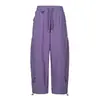 Pantalones Rectos de Pierna Ancha con Cordón y Cintura Elástica para Hombre, Nuevo Estilo de Primavera, Pantalones Largos Deportivos Sueltos Casuales Ligeros de Secado Rápido para Mujer