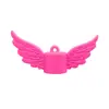 Llavero Personalizado con Logo Transfronterizo, Cubierta de Silicona con Forma de Ala para Tapa de Labial/Brillo de Labios, Tapa de Bálsamo Labial con Clip de Grado Alimenticio