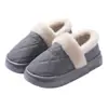 Pantuflas de algodón impermeables para mujer, nuevo estilo otoño/invierno 2026, cálidas para interior y exterior, con tacón, también disponibles en estilos para hombre