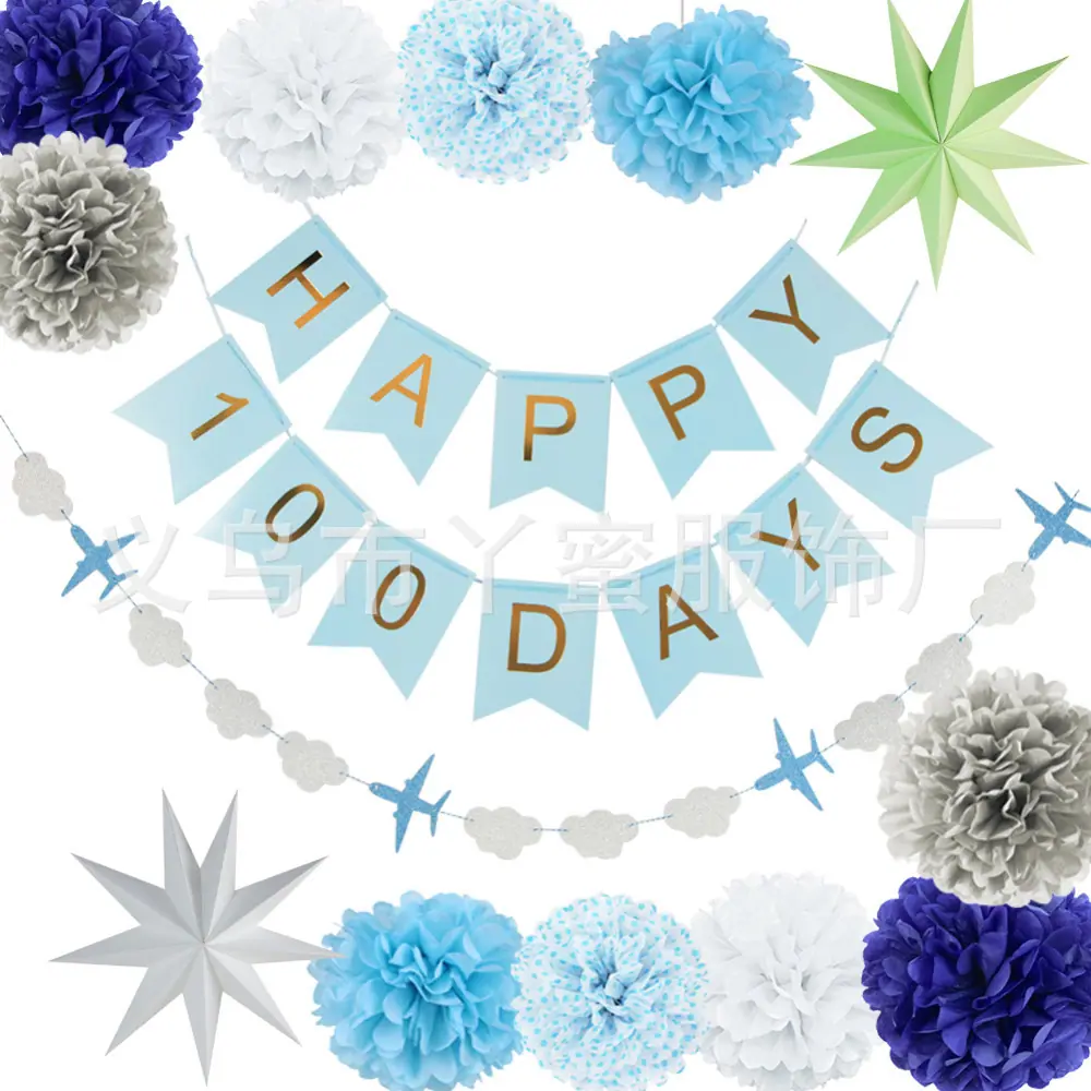 14-pcs-Papel-Partido-Decora-o-