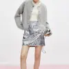 Mandyzha Cardigan Chaqueta de Punto Rosa de Alpaca Suave y Ceroso Peruana para Mujer Otoño e Invierno Grueso Perezoso y Suave