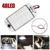 Luz interior LED ultra delgada de cristal brillante para compartimento de camión triciclo 12-60V luz de lectura para modificación de coche