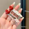 Pinza para el pelo azul de alta calidad con flequillo lateral sin costuras, pinza lateral para mujer, nuevo estilo 2026, accesorio para el pelo para peinar cabello corto