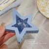 Pinza para el cabello con forma de estrella de color caramelo, horquilla para el cabello para mujer, dulce y genial, horquilla de dopamina, tocado de acetato, pinza para la cabeza con forma de tiburón.