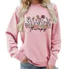 Tops con Cuello Redondo Estampados de Terapia Ocupacional Sudadera Suministro de Amazon Chaquetas de Otoño e Invierno