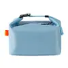 Bolsa térmica de moda y minimalista para oficinista, gran capacidad, impermeable y a prueba de aceite, bolsa para lonchera, bolsa de bento de mano para estudiante