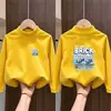 Camiseta térmica de forro polar cepillado para niños, cuello medio alto, capa base, Otoño/Invierno, estilo nuevo, para niños, capa interior cálida, estilo coreano, top casual