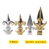 Cabezal de pistola con punta Sakura de acero inoxidable 304/201, para valla de puerta de patio europea, con punta de tubo cuadrada, antirrobo, decorativo, accesorio para barandilla