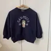 Estilo neutro~Sudadera de moda de otoño nueva versión coreana para niños y niñas, suéter de algodón elegante para niños pequeños y bebés, ropa casual