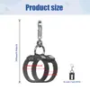 Estuche Protector de PU para Golf Bolsa Portátil para Bolas Montada en la Cintura Bolsa Individual para Bolas Hebilla Metálica Bolsa para Bolas Accesorios de Golf Venta al por Mayor