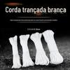 Fábrica de Corda Trançada de Nylon Branco Atacado Corda Torcida Multi Especificação Corda de Amarração Corda de Barraca Outdoor Varal