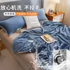 Sábana de Cama de Terciopelo de Leche Engrosada de Invierno Personalizada por el Fabricante, Manta de Felpa Gruesa Antideslizante de Una Pieza, Juego de Tres Piezas de Sábana de Cama de Terciopelo Coral