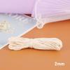 1-10mm Cuerda Corta de Algodón DIY Tejida a Mano Cuerda para Tamales Tapiz Hilo Trenzado Cuerda de Algodón Cuerda