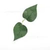 AliExpress superventas simulación verde multiestilo hoja ramo hecho a mano accesorios decorativos bonsái arreglo floral accesorios de hoja