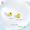 Accesorios para Joyería DIY de Nogal Loto con Agujero Pasante Esmalte Dorado Antiguo Cobre Chapado en Oro Estilo Chino Materiales para Abalorios
