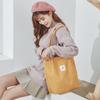 Bolsa de Compras Ligera para Viajes al Aire Libre Bolsa para Libros de Estudiante Moda Perezosa Casual para Mujer de Pana Bandolera Grande
