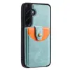 Adecuado para Samsung A56 Estuche con Hebilla Magnética Desmontable para Tarjetas A36/A16/A55/M13 Funda Trasera para Teléfono para Insertar Tarjetas