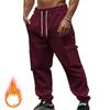 25 Exportación Transfronteriza Nuevo Otoño e Invierno Terciopelo Pantalones Casuales para Hombre con Bolsillos de Solapa Múltiple Pantalones Cargo Talla Grande Pantalones Deportivos Casuales para Hombre