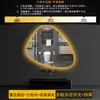 Espejo de Baño de Forma Irregular, Espejo de Maquillaje, Espejo de Baño Inteligente LED Antivaho de Forma Irregular, Espejo de Tocador, Espejo con Luz para Baño