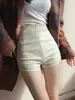 Shorts negros elegantes de cintura alta para mujer, nuevo modelo otoño/invierno 2026, pantalones ajustados de cuero PU, shorts sexys tipo outer wear para petite