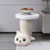 [Áudio] Gato Fofo Sala de Estar Ornamento Grande de Chão Decoração de Casa Gabinete de TV ao Lado do Sofá Mesa Lateral Cabeceira