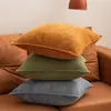 Cojín Decorativo Minimalista de Alta Gama Estilo Nórdico para Sofá de Sala de Estar, Cabecera de Cama, Respaldo Grande de Color Sólido, Cojín Lumbar Rectangular
