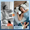 Almohada de Espuma Viscoelástica Amazon Forma de Cuerno de Vaca Mariposa Almohada de Soporte para el Cuello para Dormir Núcleo de Almohada sin Hundimiento Almohada de Memoria de Rebote Lento