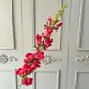 Sino de vento de galho alto flor de imitação lírio do vale casamento flores artificiais linhas destacam arranjo de flores para o chão Qianxun arte floral Veronica flores de seda