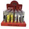 En stock venta al por mayor línea de datos empaque tubo de ensayo PET caja de empaque de tubo grande estante de exhibición estante de exhibición de línea de datos