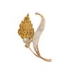 Broche de orelha de trigo dourado nicho anti-exposição de alta qualidade acessórios de roupas fixas requintado pino de corpete feminino de alta qualidade
